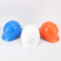 Casque de sécurité CE EN397 en ABS léger, respirant, avec ventilation et protection solaire pour chantier de construction OEM/ODM