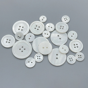 Customized Colors 4 Holes Natural Shell <strong>Button</strong> White MOP Mother of Pearl Shell <strong>Buttons</strong> <strong>for</strong> Dress Shirt - Product Image 2
