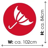 Ombrello antivento da 23'' MU3004 personalizzabile per merchandising - Product Image 5