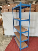 Estantería de Acero de 5 Niveles sin Pernos, Resistente, Duradera, con Protección Antioxidante y Anticorrosión, Estantería Metálica Industrial para Almacenamiento en Garaje