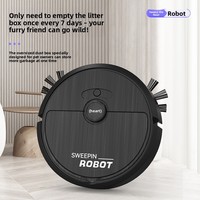 Robot aspirateur intelligent avec fonctions de balayage, d'aspiration et de lavage - Robot de nettoyage domestique entièrement automatique pour usage domestique