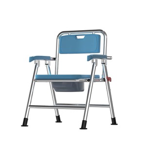 Multifunction <b>Commode</b> Chair <b>Folding</b> Portable Toilet Seat Shower Chair For Elderly Home Use - Product Image 5