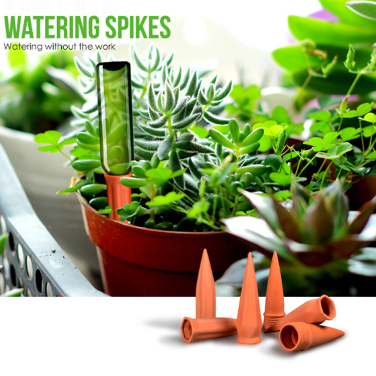 6pcs garden terracotta plant automatic watering spikes