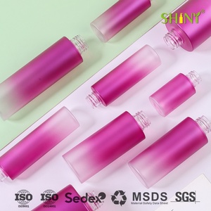 Botella de embalaje cosmético <span class=keywords><strong>PET</strong></span> reciclable, botella de champú de plástico transparente, botella de Gel de ducha de aceite para el cabello recargable - Product Image 4