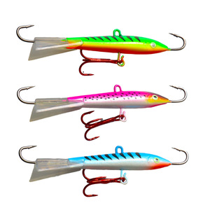 Señuelo de Pesca en Hielo, Cebo de Superficie, 83mm 18g, Metalizado, Duro, Artificial, para Pesca en Agua Dulce - Product Image 1