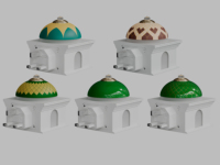 Lampu LED Bentuk Masjid dengan Speaker Al-Quran, Kontrol Sentuh, Lampu untuk Murottal Ruqyah Zikir, Hadiah Ramadhan Muslim