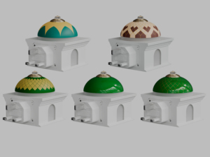 Altavoz con forma de mezquita, luz nocturna LED con control táctil, lámpara de recitación Murottal Ruqyah Zikir, regalo musulmán para Ramadán - Product Image 3