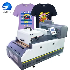 Factory direct sale a3 dtf printer all in one 30cm dual i3200 xp600 high speed dtf printing machine with shaker dryer for tshirt