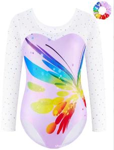 2025 FZTC294 nouvelle venue en gros filles <span class=keywords><strong>Gym</strong></span> <span class=keywords><strong>justaucorps</strong></span> danse Fitness enfants sans manches gymnastique <span class=keywords><strong>justaucorps</strong></span> - Product Image 3