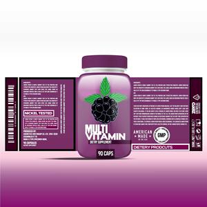 Tùy chỉnh bổ sung nhãn cao cấp in kỹ thuật số cao bóng kim loại vàng/bạc lá dinh dưỡng chai bao bì Nhãn dán nhãn - Product Image 5