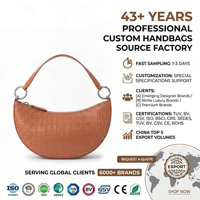Sac Hobo en Cuir PU Gaufré Crocodile Cognac Profond avec Fermeture Éclair, Sac à Main Femme Luxe Élégant Chic Quotidien, Personnalisation OEM
