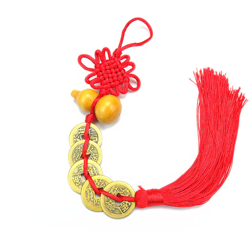 Chinese Traditiona Geld Tekening Pi Xiu Sleutelhanger Auto Opknoping Ornament Qing-dynastie Vijf Keizers Munten Cinnaber Kalebas (Color : K Chinese Traditiona Geld Tekening Pi Xiu Sleutelhanger Auto Opknoping Ornament Qing-dynastie Vijf Keizers Munten Cinnaber Kalebas (Color : K