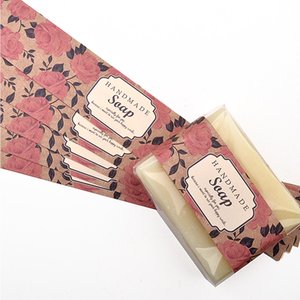 Custom Packaging Design Degradable Recyclable Soap Boxes Packaging Wash Bar Soap Wrapping Packaging Material Pouches