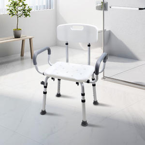Chaise de douche antidérapante transfrontalière avec accoudoirs et dossier, équipement de sécurité pour usage domestique, pour femmes enceintes, toilettes, salle de bain, tabouret de douche - Product Image 5