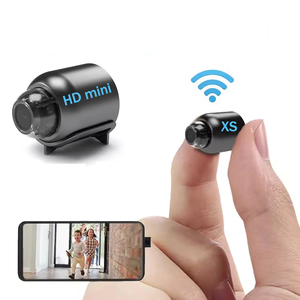 กล้องวงจรปิดขนาดเล็กพกพา X5 ความละเอียด 720P รูปทรงปุ่ม กล้อง WiFi สำหรับดูแลเด็ก เซ็นเซอร์ CMOS มองเห็นในเวลากลางคืน ตรวจจับความเคลื่อนไหว - Product Image 5