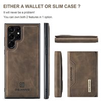 Étui en cuir rétro à rabat pour Samsung S22 S24 Ultra S25 Plus S23 FE Note 20 Portefeuille Couverture magnétique pour Galaxy A14 A54 Coque Hoesje