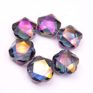Custom High Quality 14MM Multi-faceted Plum Crystal <b>Glass</b> <b>Bead</b> Pendant DIY <b>Bracelet</b> <b>Bead</b> Jewelry Accessories Perlen - Product Image 2