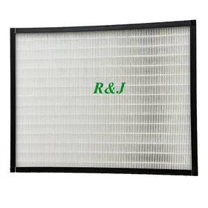 Industrial dust removal ABS plastic/aluminum frame panel Hepa air filter