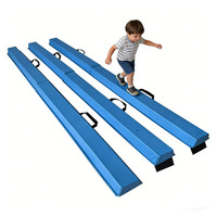 Barre d'équilibre parallèle pliable en bois de haute qualité pour l'entraînement à l'intégration sensorielle, équipement d'exercice d'équilibre intérieur pour enfants