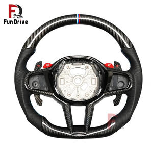 Volant en fibre de carbone personnalisé pour <span class=keywords><strong>BMW</strong></span> G20 G30 G21G32 G12 G28 G06F10 F30 Série <span class=keywords><strong>X</strong></span> Volant de direction de mise à niveau en forme de D - Product Image 6
