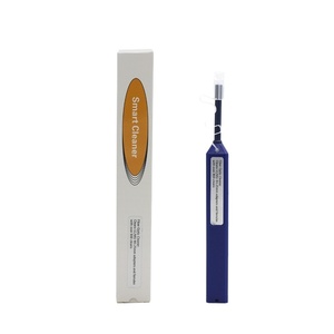 Fiber Optic One Click Cleaner 1.25mm 2.5mm Fiber Optic Cleaning <b>Tool</b> Pen Type One Click Cleaner FTTH - Product Image 1