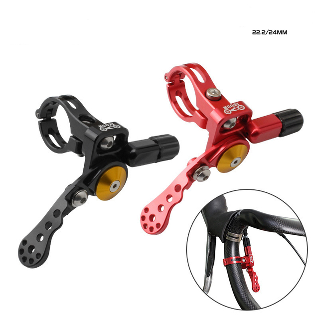 MUQZI MTB Road Bike Aluminum Alloy Dropper Post Seatpost Adjuster Mechanical Remote Lever Black Red Universal Shifter 22.2/24MM