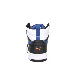 Sneakers Puma per Bambini e Ragazzi, Bianche e Nere, Stile Basket - Product Image 3