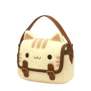 Tas tangan mewah kucing tas bahu anak perempuan tas selempang anak binatang Level tampilan kartun boneka berbulu tas tangan anak perempuan hadiah - Product Image 4