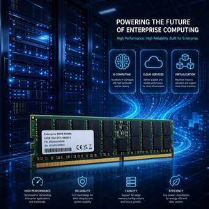 หน่วยความจำเซิร์ฟเวอร์ DDR5 64GB 2RX4 6400MHz ECC RDIMM ใหม่เอี่ยม สำหรับ R670 R770 มีสินค้าในสต็อก ประสิทธิภาพสูง DDR5 64GB 6400MHz ECC - Product Image 5