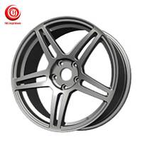 Nouvelle jante en aluminium forgé concave peinte de 18-19 pouces, alliage de magnésium 6061-T6, personnalisable, 5x112/120/127