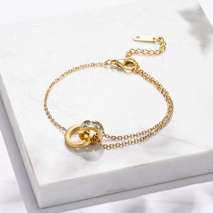 One-stop Sourcing Ladies Fashion Bracelet <b>Titanium</b> Steel <b>Chain</b> Bracelet China 1688 Yiwu Buying Agent - Product Image 1