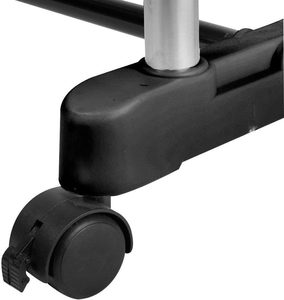 Porte-vêtements en acier inoxydable simple, avec roulettes, pour intérieur/extérieur, organisateur de vêtements pour salle de bain, vente en gros - Product Image 2