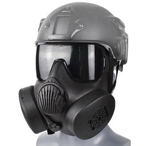 TPR Confortable Fit Sports Air Filtration Double Ventilateurs Tactique <span class=keywords><strong>Masque</strong></span> À Gaz Complet - Product Image 5