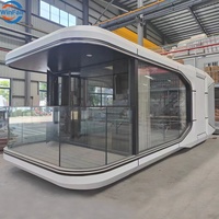 Maisons modulaires préfabriquées portables WinFair de 40 pieds, 2 chambres, type capsule spatiale, au Panama pour villas de villégiature