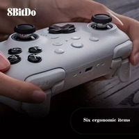 Control Inalámbrico 8Bitdo Ultimate 2 para PC/Android/Steam con Joystick de Control de Movimiento y Gatillos Intercambiables
