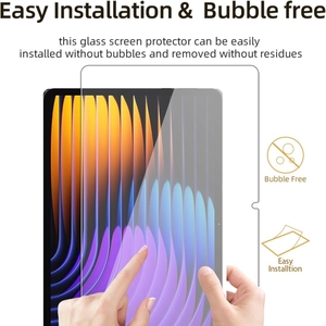 Protector de pantalla de vidrio templado de alta alúmina para <span class=keywords><strong>Xiaomi</strong></span> <span class=keywords><strong>Pad</strong></span> 7 Pro / <span class=keywords><strong>Pad</strong></span> 7-Película transparente antiarañazos HD para tableta - Product Image 3