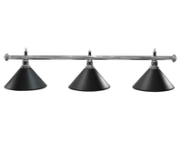 Accessoires de billard économiques, lampe de billard à 3 lumières avec abat-jour en métal en promotion
