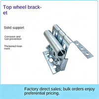 Support latéral robuste en acier galvanisé pour charnière de porte de garage sectionnelle à levage par le haut – Quincaillerie pour porte de garage