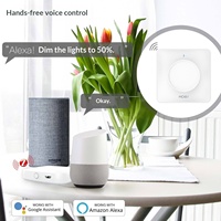 Interrupteur intelligent WiFi Tuya Zigbee pour la maison, variateur d'intensité, commande à distance par application, fonction minuterie, bouton tactile, AC 100-240V, PC ignifuge