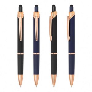 High-End Customized 2-in-1 Office Business Metal Ballpoint <b>Pen</b> with for Stylus Corporate Gift for Group Purchasing - Product Image 2