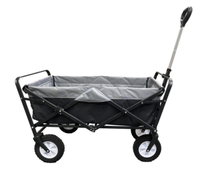 Paslanmaz çelik katlanır kamp sepeti depolama sepeti ile açık Handcart uygun alışveriş vagon - Product Image 4