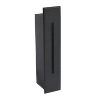 Lampe murale d'escalier au design moderne, dimmable, LED Bridgelux 3W, Ra80, angle de faisceau 30°, en aluminium, pour extérieur, étanche IP65, encastrée pour marches