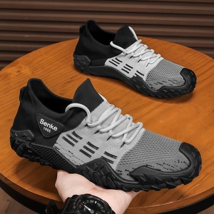 Chaussures de sport décontractées pour hommes, respirantes, à lacets, à bout pointu, en maille, légères, antidérapantes, toutes saisons, collection été 2026 - Product Image 3