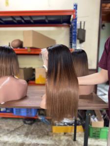Perruque en cheveux humains du Vietnam à forte demande, 100% cheveux vierges Remy naturels, fournisseur en gros pour le marché international - Product Image 3