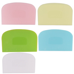 Non-Slip Bakeware Decorating Tools <b>Plastic</b> Flexible Bowl Scraper Sharp <b>Edge</b> & Angles Cake Scraper with Measurement - Product Image 5