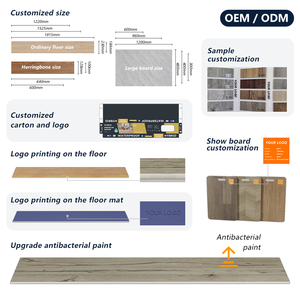 Suelo SPC Impermeable con Sistema de Clic, Superficie EIR, OEM ODM, Aspecto Roble, Certificado SGS RoHS, 6mm, Uso Residencial - Product Image 3