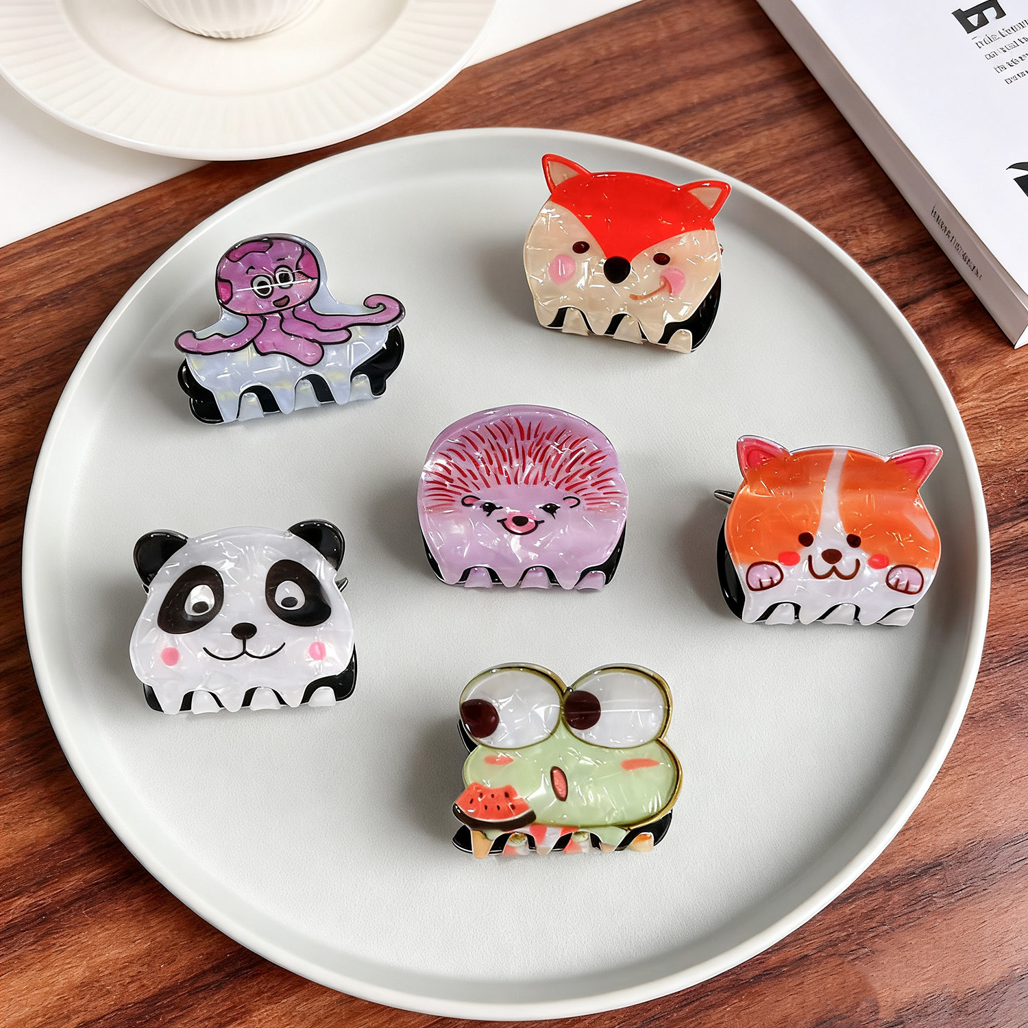 Hair <strong>Accessories</strong> Cute Animal Series Small Catching Fox <strong>Frog</strong> Hair Clip <strong>Accessory</strong>