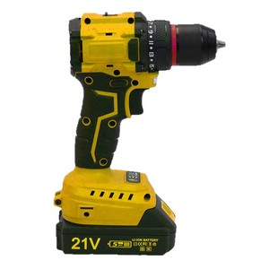 21V Lithium Battery Electric Drill 600W 200Nm Torque Dual Speed Household Pistol Drill With Two Batteries And Charger - Product Image 5