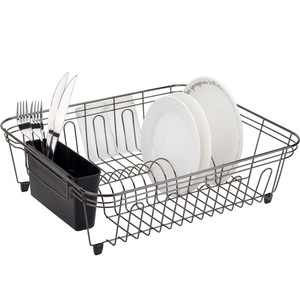 Kitchen Black Nickel Dish Iron <strong>Wire</strong> <strong>Rack</strong> - Product Image 1