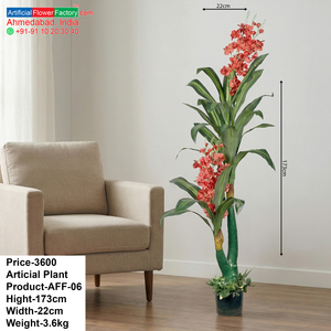 Planta Artificial de Dracaena con Flores, Tacto Real, Planta Decorativa en Maceta para Interiores, Hogar, Oficina, Hotel, Decoración de Eventos - Product Image 6